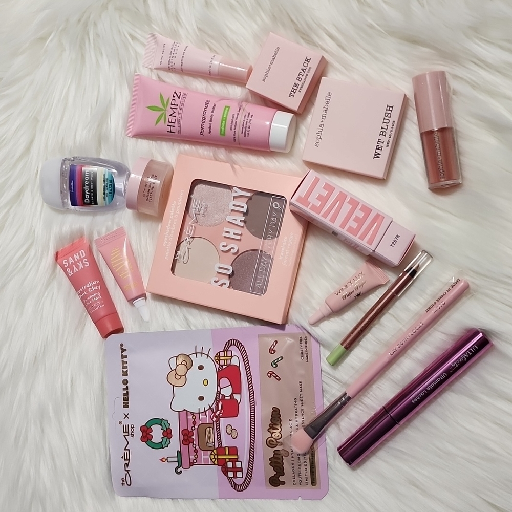 Makeup Bundle Beauty Set Sophia + Mabelle Blush Mascara Lip Oil Jeffree Star NEW